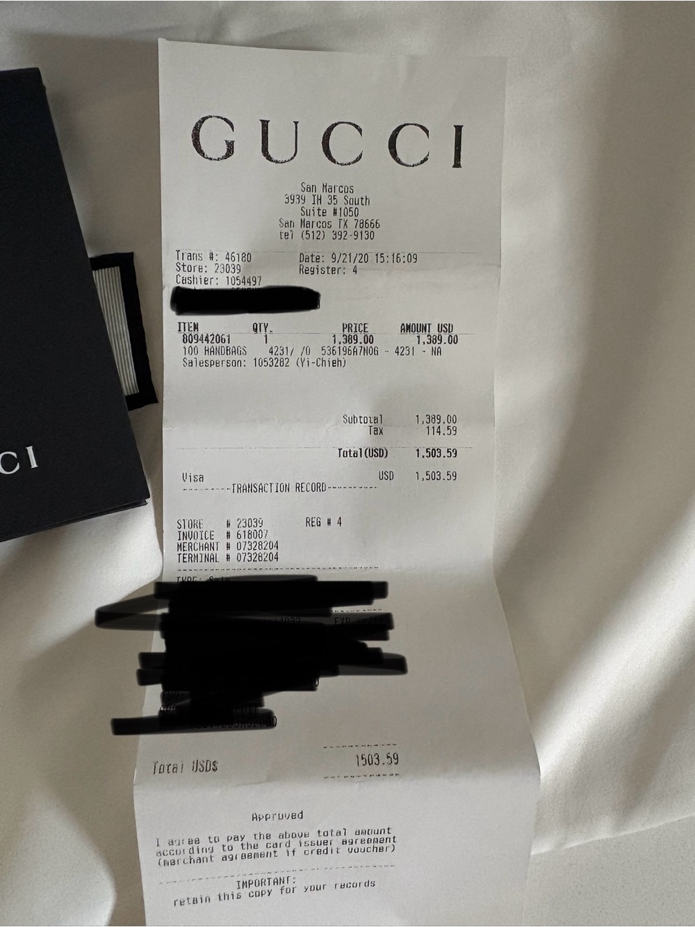 Gucci Soho Disco Shoulder Bag - Blue - Picture 16 of 16